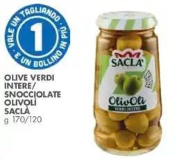 Italmark Olive verdi intere Saclà offerta