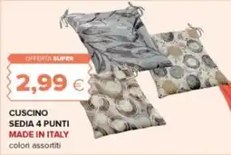 Oasi Cuscino sedia 4 punti offerta