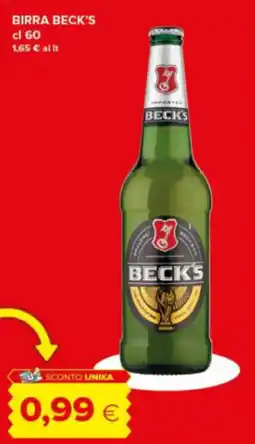 Oasi Birra Beck's offerta