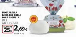 Ipercoop Mozzarella Gioia del Colle D.O.P. Gioiella offerta
