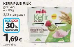 Ipercoop milk Kefir PLUS offerta
