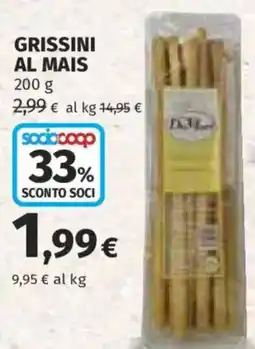 Ipercoop Grissini al mais offerta