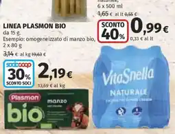 Ipercoop Plasmon manzo bio offerta