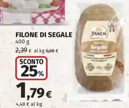 Ipercoop Filone di segale Panella offerta