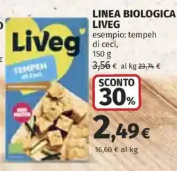 Ipercoop Liveg tempeh di ceci offerta