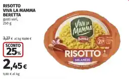 Ipercoop Risotto Viva la Mamma Beretta offerta