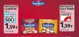 Ipercoop Sottilette classiche offerta