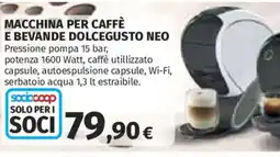 Ipercoop Macchina per caffè e bevande Dolce Gusto Neo offerta