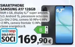 Ipercoop Smartphone Samsung A17 128GB offerta
