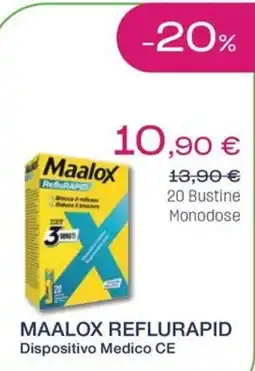 BENU Farma Maalox RefluRapid offerta