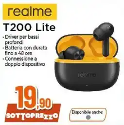 Ipercoop realme T200 Lite offerta