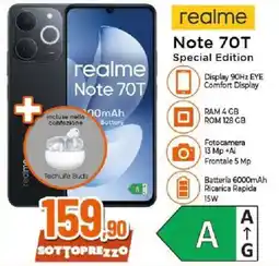 Ipercoop realme Note 70T Special Edition offerta