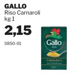 GrosMarket Riso Carnaroli Gallo offerta