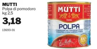 Polpa di pomodoro Mutti
