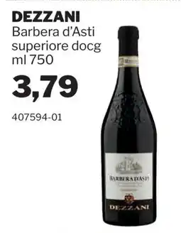 GrosMarket Dezzani Barbera d'Asti superiore docg offerta