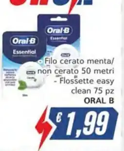 Italy Cash Filo cerato menta/non cerato Oral B offerta