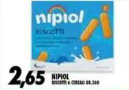 Compri Meglio Nipiol biscotti 6 cereali offerta