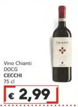 Italy Cash Vino Chianti DOCG Cecchi offerta