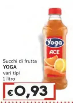 Italy Cash Succhi di frutta YOGA offerta