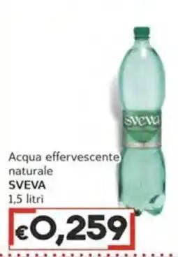 Italy Cash Acqua effervescente naturale SVEVA offerta