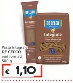 Italy Cash Pasta Integrale DE CECCO offerta
