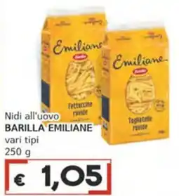 Italy Cash Barilla Emiliane Nidi all'uovo offerta