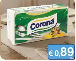 Mister Risparmio Corona tovaglioli offerta