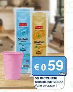Mister Risparmio Bicchieri monouso offerta