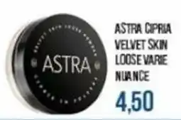 Beauty Si Astra cipria velvet skin loose varie nuance offerta