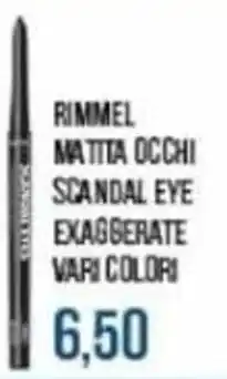 Beauty Si Rimmel matita occhi scandal eye exaggerate offerta