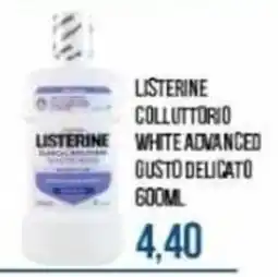Beauty Si Listerine colluttorio white advanced gusto delicato offerta