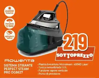 Rowenta Sistema stirante Perfect Steam Pro DG8627
