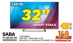 Ipercoop SABA TV LED 32" HD offerta