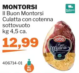 GrosMarket Il Buon Montorsi Culatta con cotenna offerta