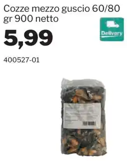 GrosMarket Cozze mezzo guscio offerta