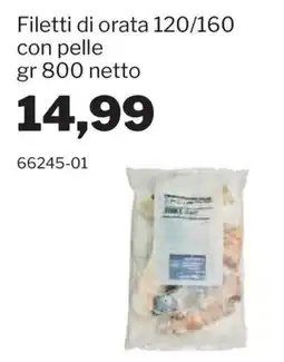GrosMarket Filetti di orata con pelle offerta