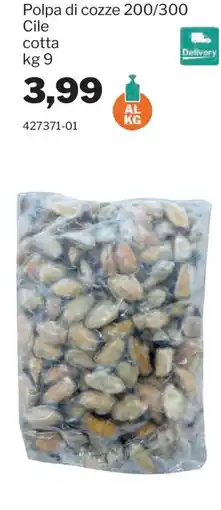 GrosMarket Polpa di cozze Cile cotta offerta