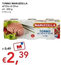 Migross Supermercati e Market Tonno Maruzzella all'olio d'oliva offerta