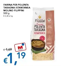 Migross Supermercati e Market Farina per polenta taragna istantanea Molino Filippini offerta
