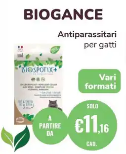 ZooPlanet Biogance Antiparassitari per gatti offerta