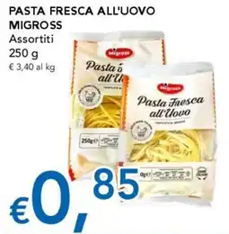 Migross Superstore Pasta fresca all'uovo Migross offerta