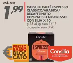 Italmark Capsule caffè espresso classico Consilia offerta