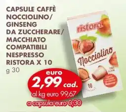 Italmark Capsule caffè Nocciolino offerta