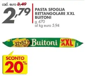 Pasta sfoglia rettangolare XXL Buitoni