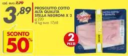 Italmark Prosciutto cotto alta qualità Stella Negroni offerta
