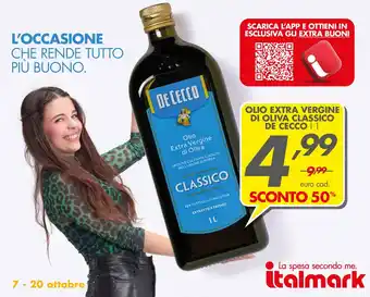 Olio extra vergine di oliva classico De Cecco