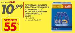 Italmark Detersivo lavatrice smacchia e igienizza Dash offerta