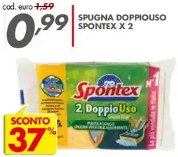 Italmark Spugna doppio uso Spontex offerta