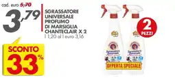 Italmark Sgrassatore universale profumo di Marsiglia Chanteclair offerta