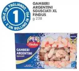 Italmark Gamberi argentini sgusciati Findus offerta